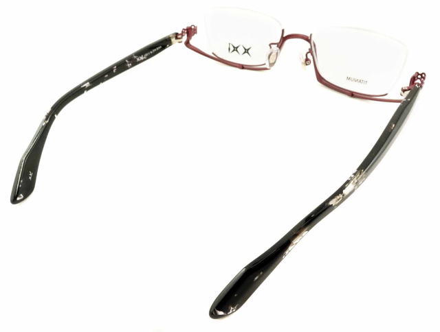 アンダーリムのメガネ1011フレーム彩雲-4