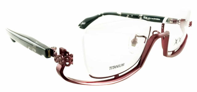 アンダーリムのメガネ1011フレーム彩雲-4