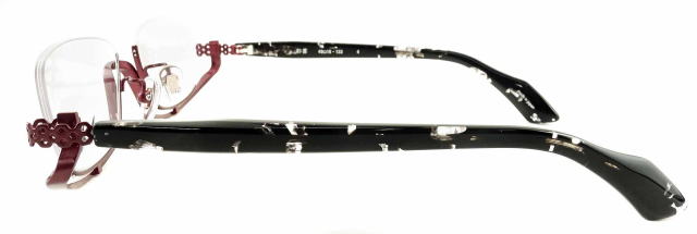 アンダーリムのメガネ1011フレーム彩雲-4