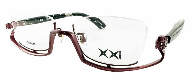 アンダーリムのメガネ1011フレーム彩雲-4