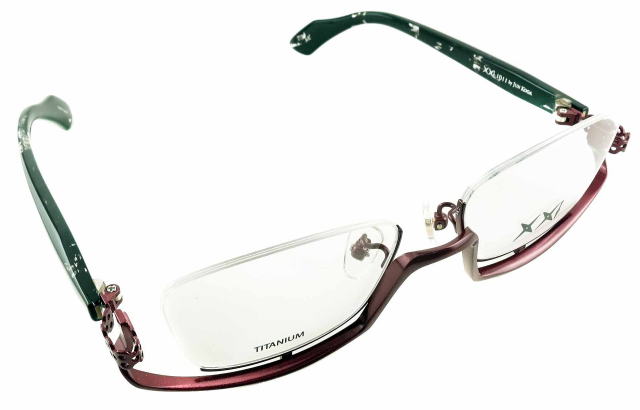 アンダーリムのメガネ1011フレーム彩雲-4