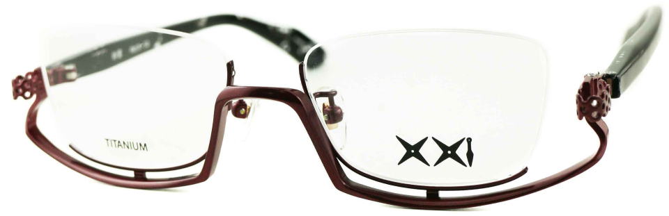 アンダーリムのメガネ1011フレーム彩雲-4