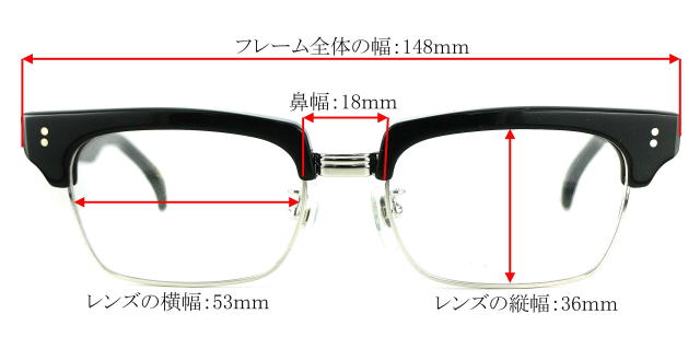 セルロイド眼鏡　越前國甚六作メガネフレームJN003-1