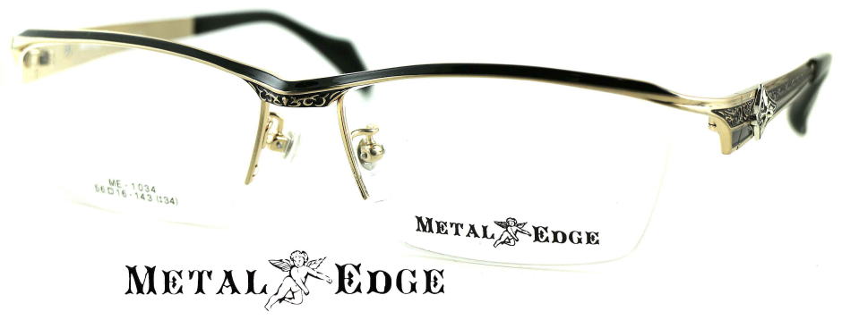 メガネいかついMETAL EDGEメタルエッジ1034-1-S56/正規販売店全国対応