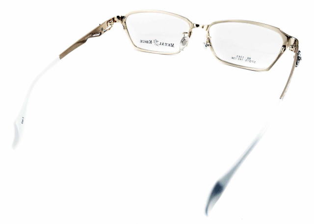 オラオラ系メガネメタルエッジフレーム1043-C1-S57