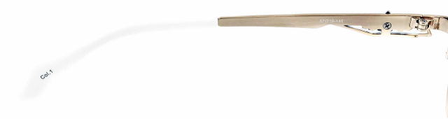 オラオラ系メガネメタルエッジフレーム1043-C1-S57