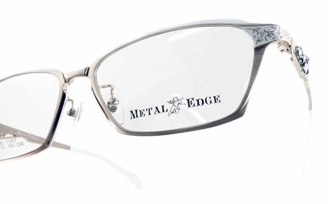 オラオラ系メガネメタルエッジフレーム1043-C1-S57