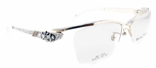 メタルエッジメガネフレーム1045-C1-S56