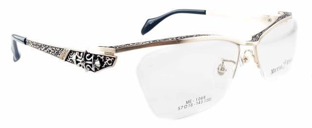 メタルエッジメガネフレーム1046-C1-S57