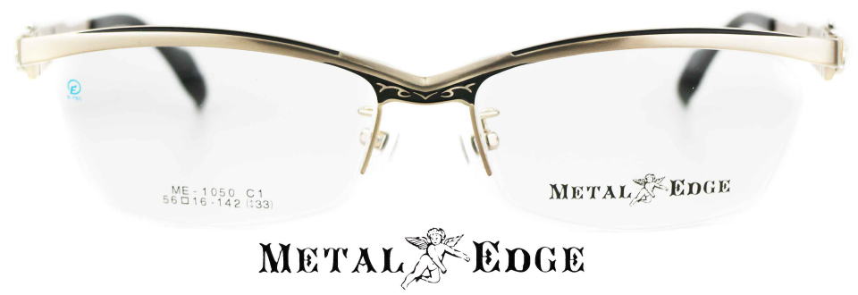 悪そうなメガネフレームメタルエッジ1050-C1-S56