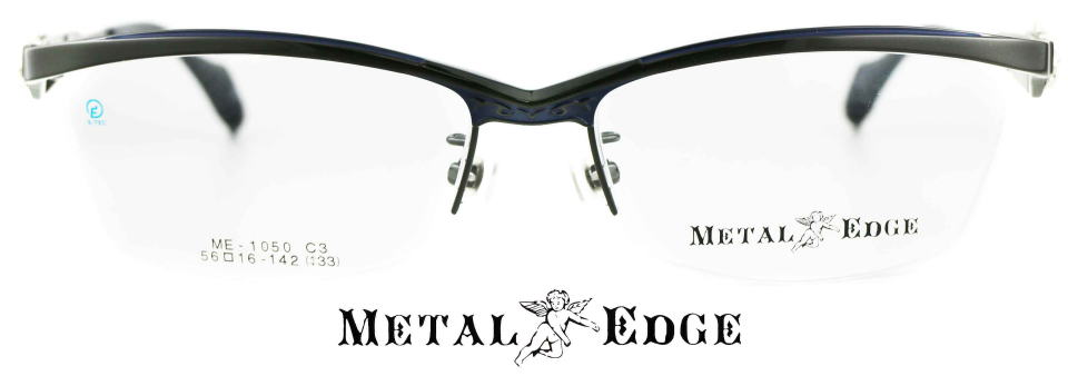 ヤクザのメガネメタルエッジ1050-C3-S56