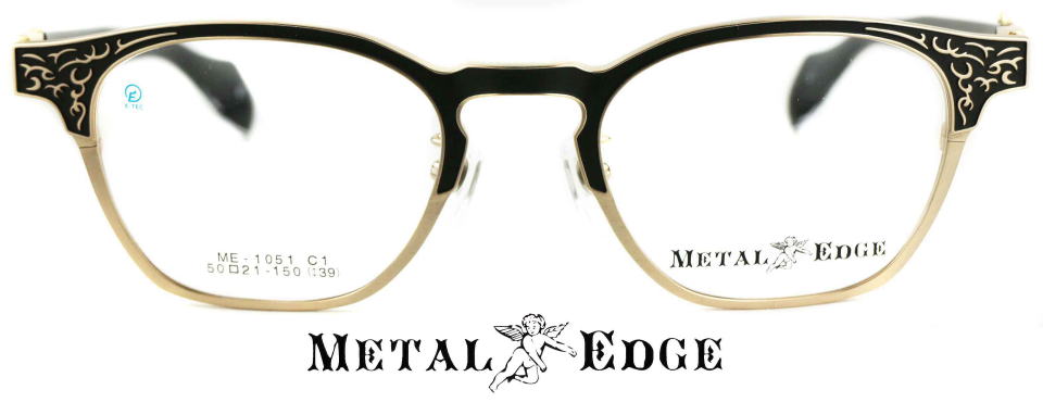 メタルエッジメガネフレーム1051-C1-S50