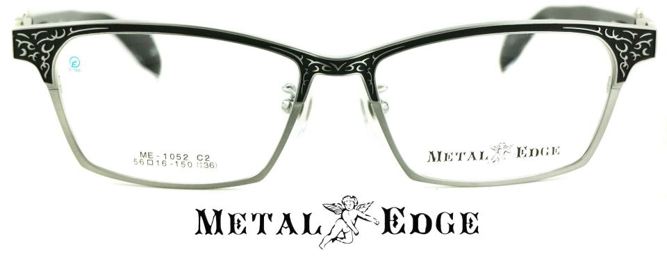 メガネフレームちょい悪メタルエッジ1052-C2-S56