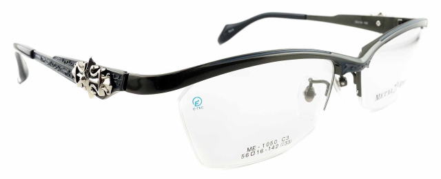 ヤクザのメガネメタルエッジ1050-C3-S56