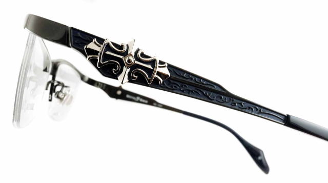 ヤクザのメガネメタルエッジ1050-C3-S56