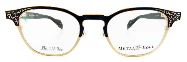 メタルエッジメガネフレーム1051-C1-S50