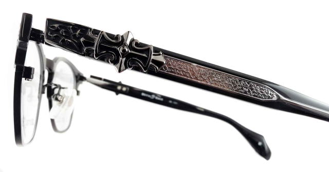 メタルエッジメガネフレーム1051-C3-S50