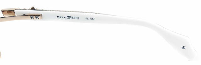 インテリヤクザ風メガネフレームメタルエッジ1052-C1-S56