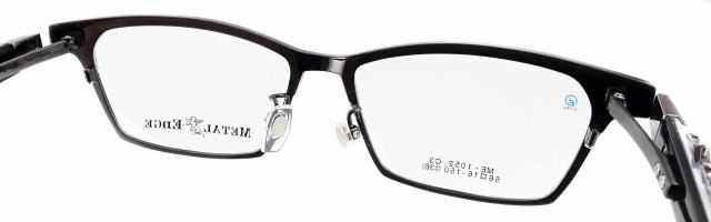ちょい悪オヤジメガネフレームメタルエッジ1052-C3-S56
