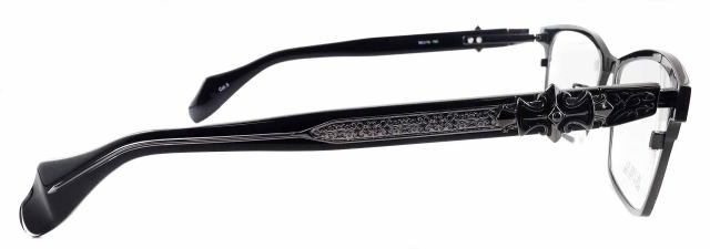 ちょい悪オヤジメガネフレームメタルエッジ1052-C3-S56