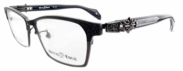 ちょい悪オヤジメガネフレームメタルエッジ1052-C3-S56
