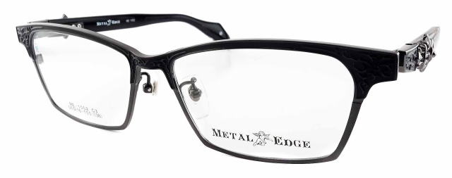 ちょい悪オヤジメガネフレームメタルエッジ1052-C3-S56