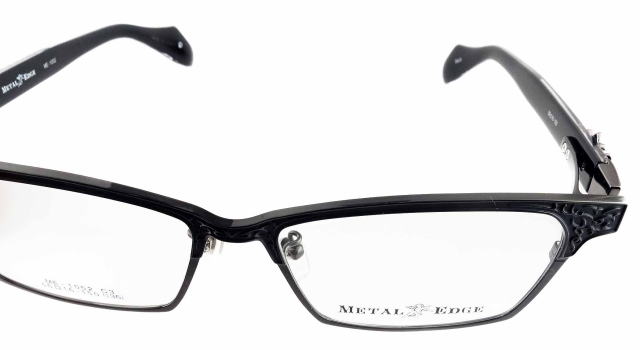 ちょい悪オヤジメガネフレームメタルエッジ1052-C3-S56
