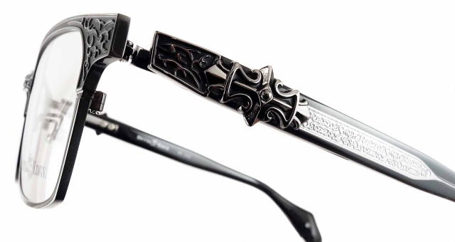 ちょい悪オヤジメガネフレームメタルエッジ1052-C3-S56