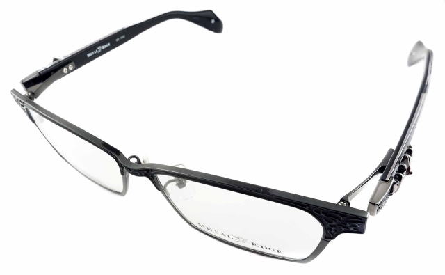 ちょい悪オヤジメガネフレームメタルエッジ1052-C3-S56