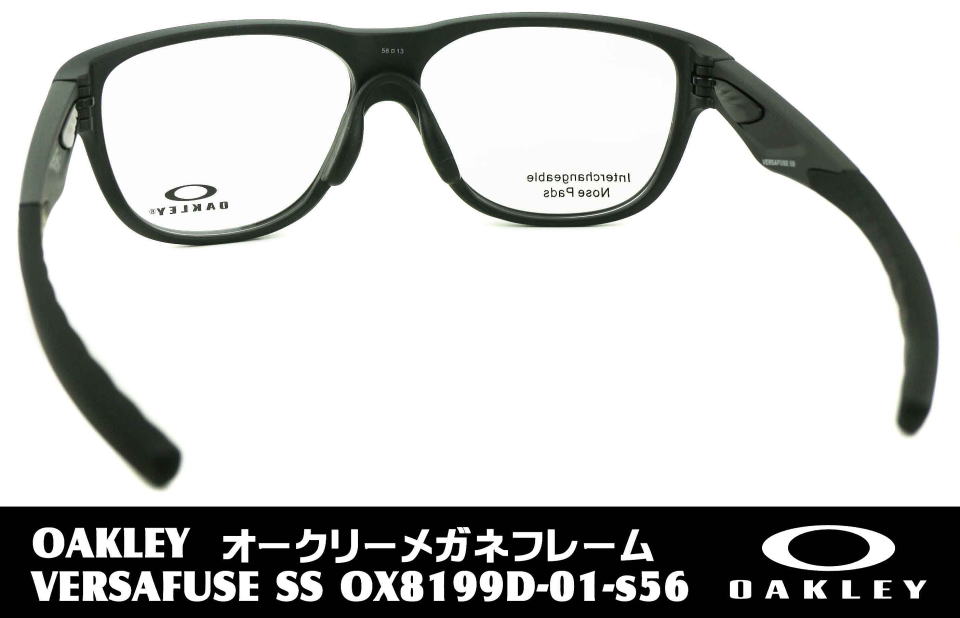 スポーツフレームメガネ度付きオークリー8199D-01-S56