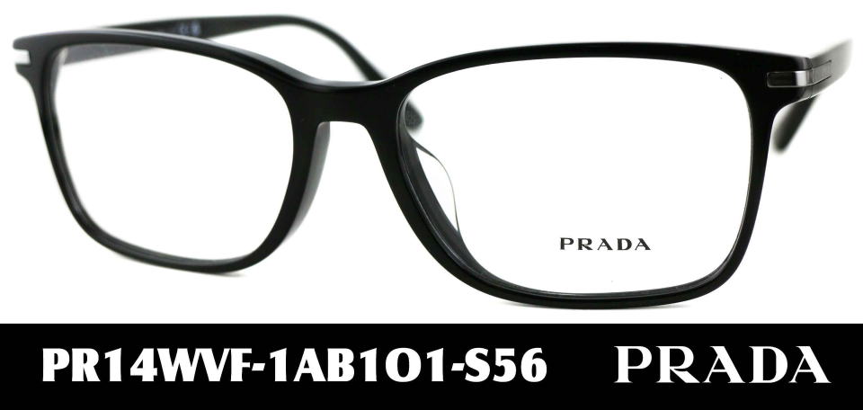 PRADAメガネメンズ14WVF-1AB1O1-S56