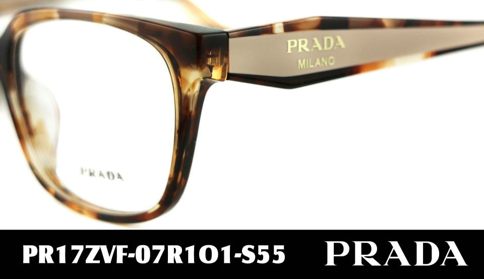 PRADAメガネフレームPR17ZVF-07R1O1-S55