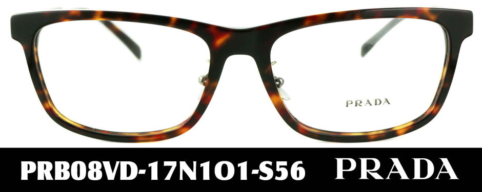 PRADAメガネメンズB08VD-17N1O1-S56