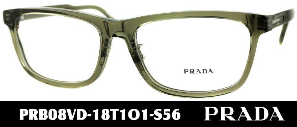 メンズプラダメガネフレームB08VD-18T1O1-S56