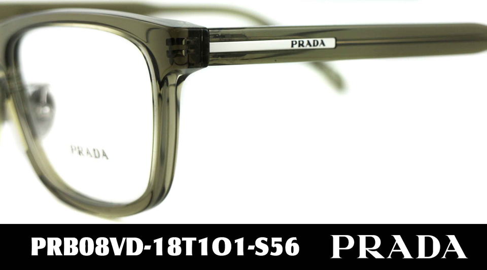 メンズプラダメガネフレームB08VD-18T1O1-S56