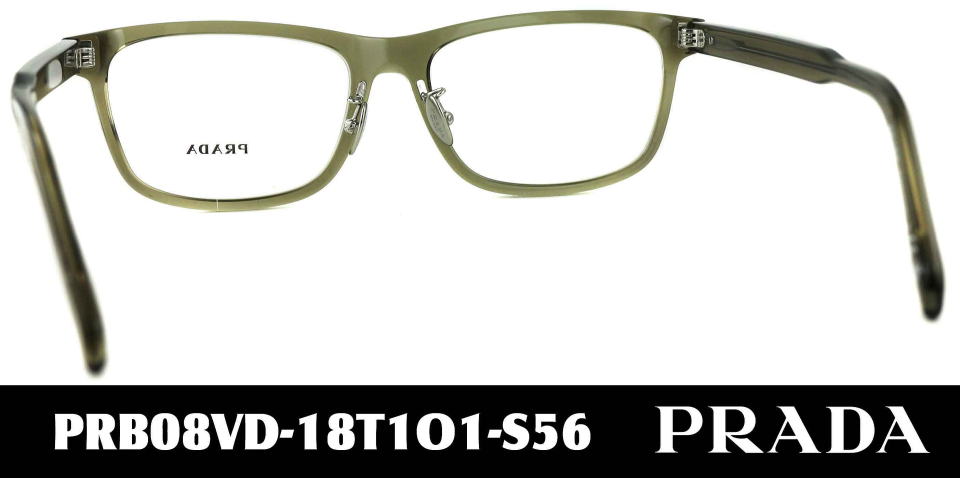 メンズプラダメガネフレームB08VD-18T1O1-S56