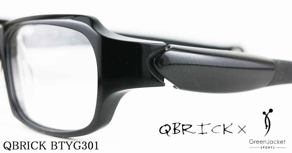 メガネ黒縁太いQBRICKフレームBTYG301