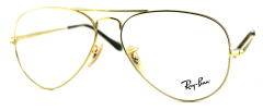 レイバンアビエーターメガネ6489-2500-S55