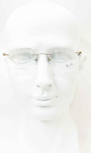 フチナシレイバンメガネフレーム8783D-1251-S52