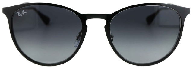 レイバン度付きサングラス・メガネ度入り純正ロゴ入製作実例3539-002-8G-S54ダークグレーグラデーション