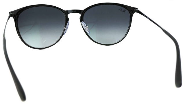 レイバン度付きサングラス・メガネ度入り純正ロゴ入製作実例3539-002-8G-S54ダークグレーグラデーション