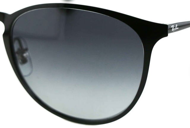 レイバン度付きサングラス・メガネ度入り純正ロゴ入製作実例3539-002-8G-S54ダークグレーグラデーション