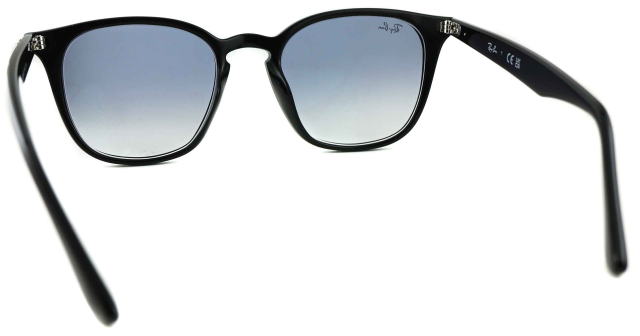 レイバン度付きサングラス・メガネ度入り純正ロゴ入製作実例4258F-601-19-S52クリアグラディエントブルー