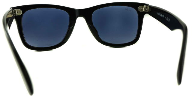 レイバン度付きサングラス・メガネ度入り純正ロゴ入製作実例ウェイファーラー5121F-2000-S50調光サファイア