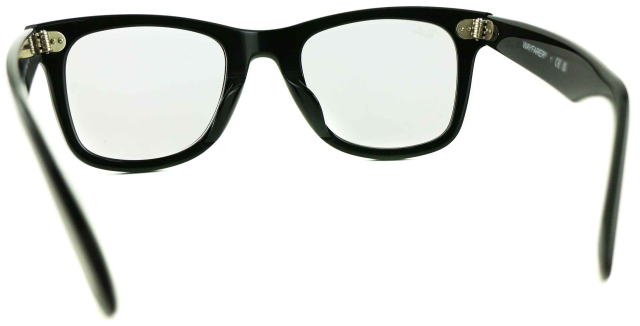 レイバン度付きサングラス・メガネ度入り純正ロゴ入製作実例ウェイファーラー5121F-2000-S50調光サファイア