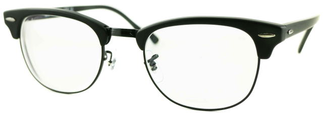 レイバン度付きサングラス・メガネ度入り純正ロゴ入製作実例5154-2077-S51クリア