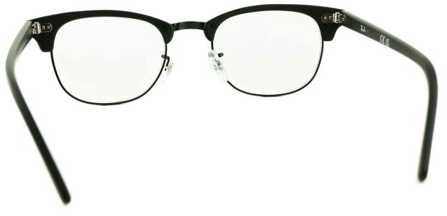 レイバン度付きサングラス・メガネ度入り純正ロゴ入製作実例5154-2077-S51クリア