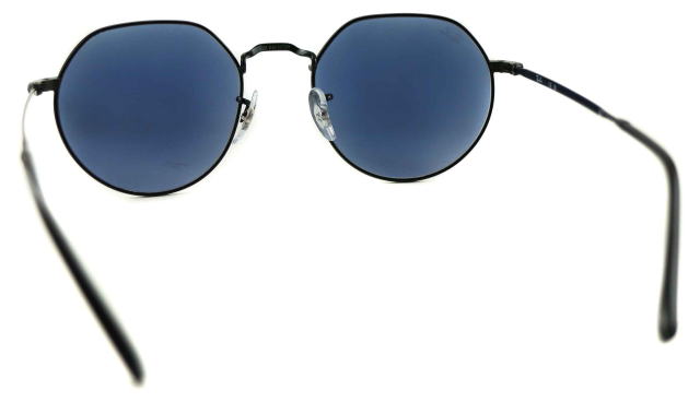 レイバン度付きサングラス・メガネ度入り純正ロゴ入製作実例56465-2509-S51調光サファイア