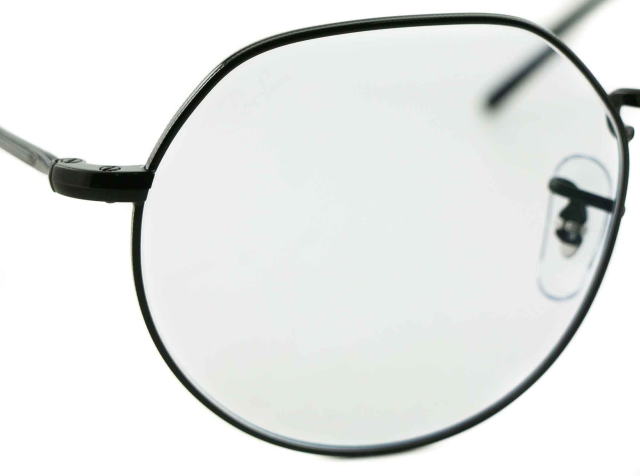 レイバン度付きサングラス・メガネ度入り純正ロゴ入製作実例56465-2509-S51調光サファイア