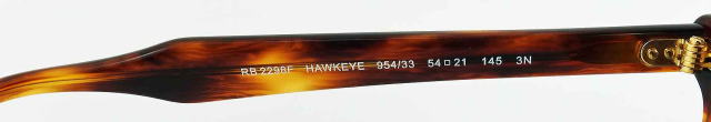 レイバンサングラスHAWKEYEホークアイRB2298F-954-33-S54